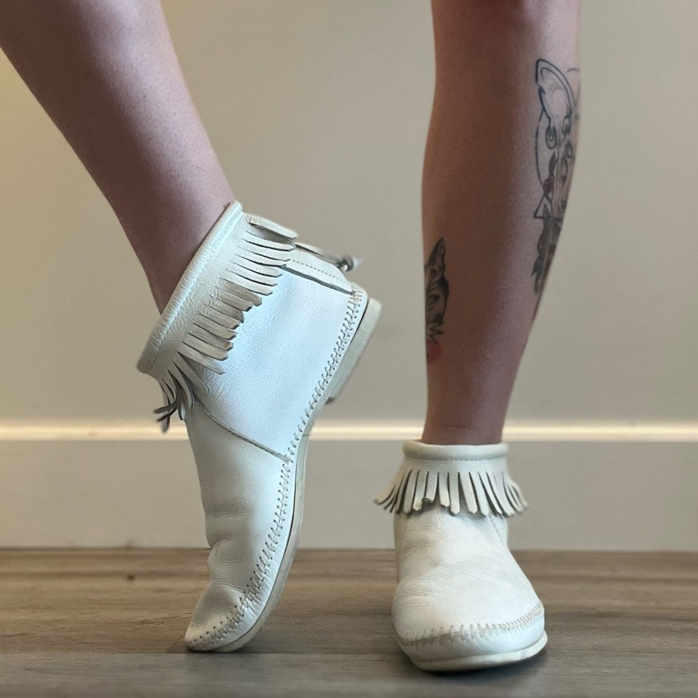 Vintage Fringe Mocassins